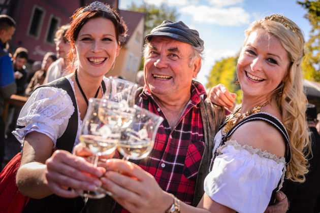 Impressionen vom Herbst- und Weinfest in Radebeul OT Kötzschenbroda