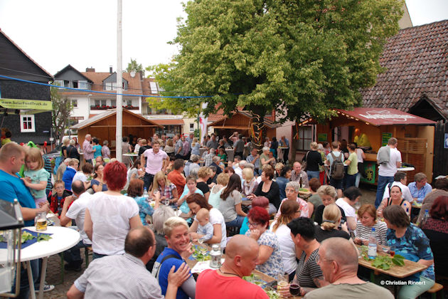 Impressionen vom Sommernachtsweinfest in Bad Zwesten