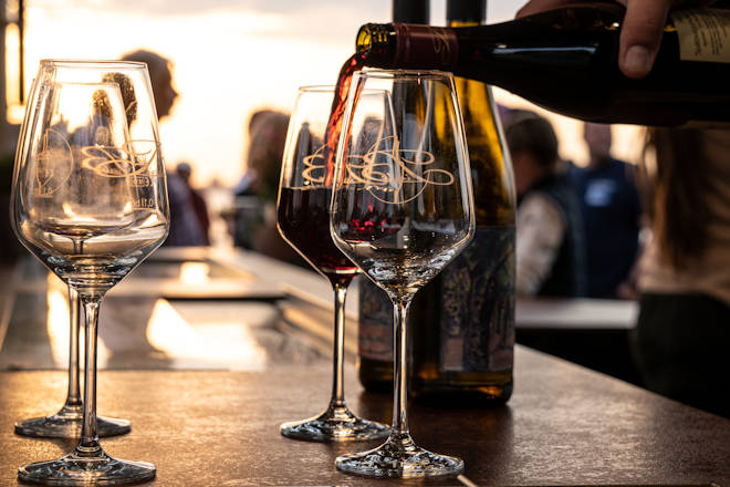 Impressionen vom Weinfest in Laboe