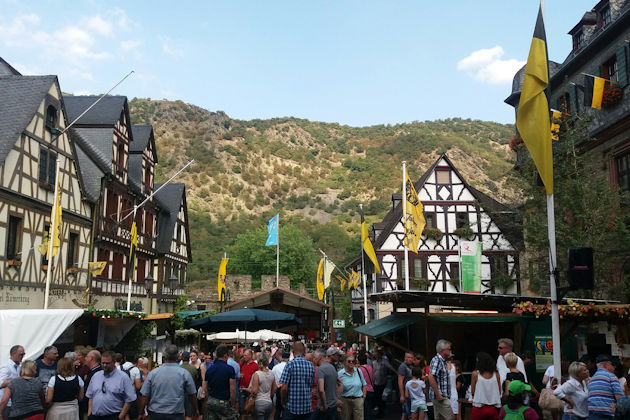 Impressionen vom Weinmarkt in Oberwesel